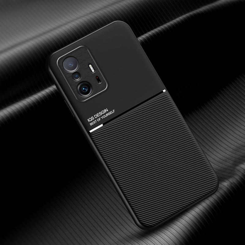 Luxus magnetische Ledertasche für Xiaomi Mi 11T 10T 9T 12T 13 12 9 Pro Lite 5G NE 12X Schutzhülle Mi11T eingebaute Metallplattenabdeckung