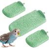 3Pcs Beak Grinder for Birds: Parakeet Beak Grinding Stone&Nail Trimming Perch-Flat Perches for Bird Cages,Budgie Cage Accessories