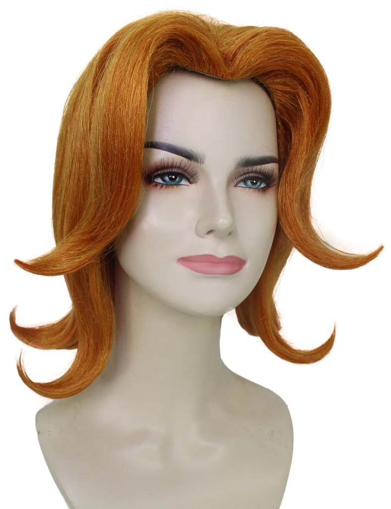 Wigs2you Wig H-5726 Adult Women's Orange Clans Crashing Mobile Game Barbarian Character Wig