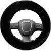 Fluffy Steering Wheel Cover For Women, YUNXNYC Fuzzy Winter Fashion Wool Fur Soft Furry Steering Wheel Covers Warm Plush Non-Slip Car Decoration
