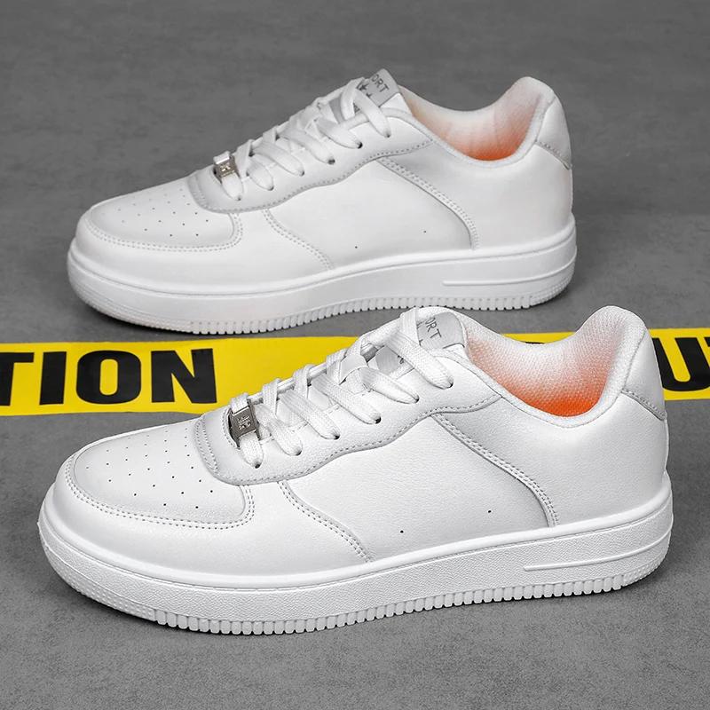 New Couple Little White Shoes Versatile Men's and Women's Leisure Sports Board Shoes Size35-44 Colored Leather Sports Shoes