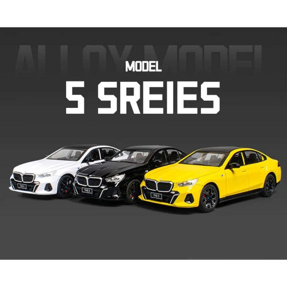 1/24 BWM 5er 530 530LI Coupé Legierungs-Automodell Diecast-Metall Luxusfahrzeuge Automodell Simulation Ton und Licht Kinderspielzeug Geschenk