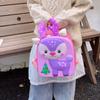 Cartoon Deer Kids Backpack With Pvc Shell For Preschool Children School Use