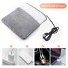 Winter Electric Foot Heating Pad USB Charging Washable Soft Plush Foot Heater Home Office Foot Warming Mat Winter Office Heater