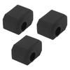 3Pcs Silicone Sock Heater Block Cover High Temperature Resistant for Prusa MK4 3D Printer Accessories Black