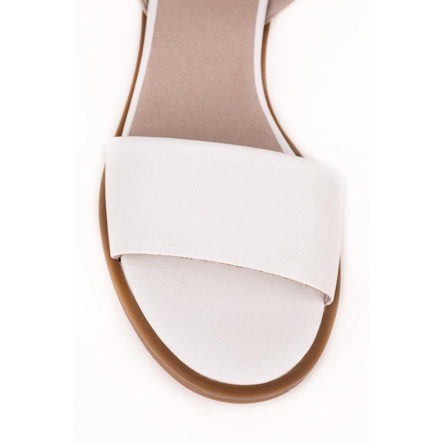Women's Genuine Leather Mid-Heeled Casual Sandals