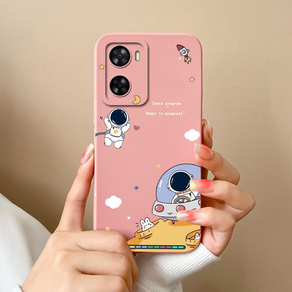 For One Plus Nord N20SE N300 Case Fun Astronaut Phone Back Cover For 1+ Nord N20 SE N 300 Liquid Silicone Funda Camera Protector
