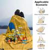 1Pc Simpsons Family Adventure Blanket Soft And Comfortable Casual Warm Camping Travel Christmas Halloween Gift M921853