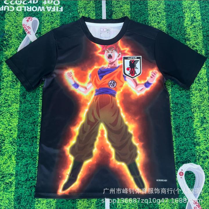 Maillot de football animé Coupe du Monde 2026, maillot thème dessin animé japonais, maillot de sport respirant pour l'entraînement
