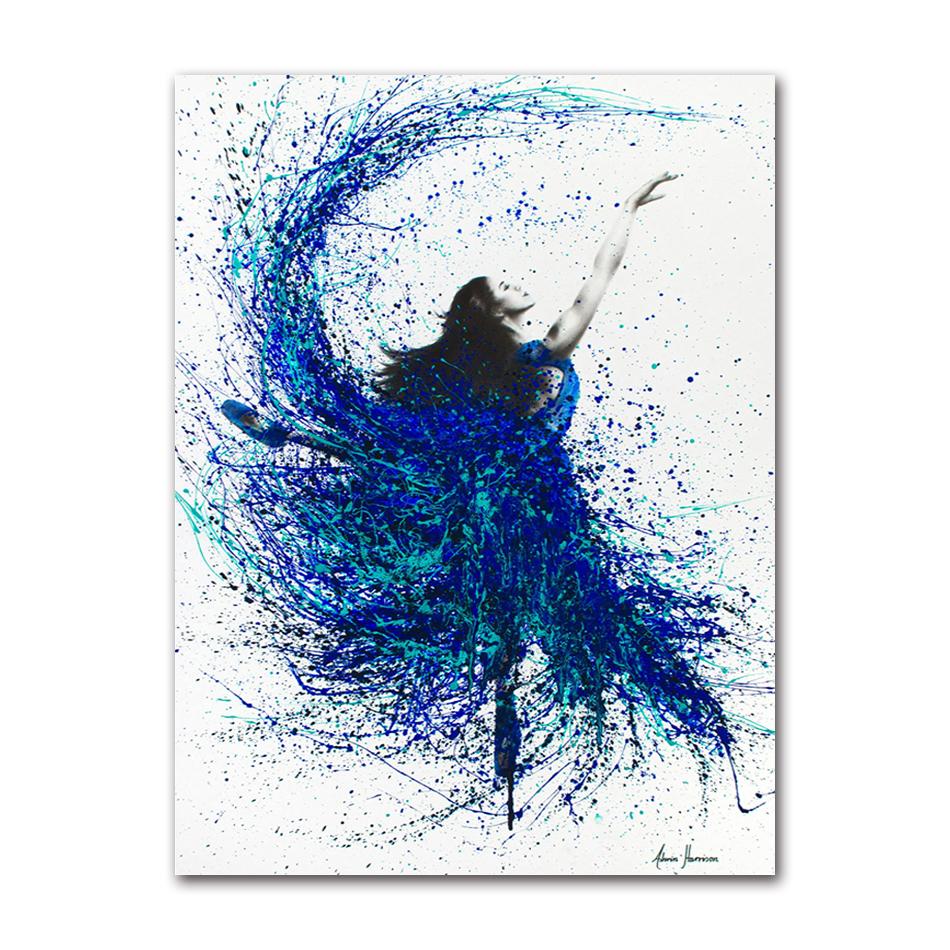 Modular Pictures Ballet Posters and Prints Dance Girl Canvas Painting Home Wall Decor HD Printed Elegant Dancing Ballerina