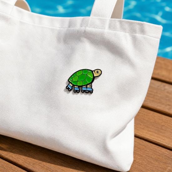 Sea Animal Brooch, Cute Marine Creature Brooch, Creative Metal Badge, Cartoon Ocean Animal Styling Hard Enamel Pins for Schoolbag Backpack Hat Clothes
