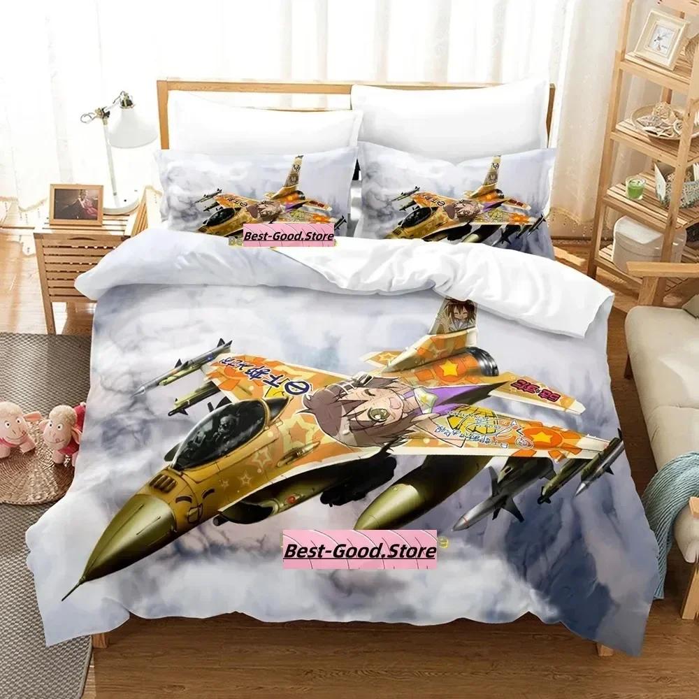 Lucky Star Konata Bedding Set Single Twin Full Queen King Size Bed Set Adult Kid Bedroom Duvetcover Sets 3D Anime Bed Sheet Set