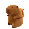 With Croissant Bread Capybara Plush Toys Fluffy Stuffed Capybara Doll  Home Decor Gifts