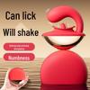 Moonlight Vibrating Clitoral Stimulator: Multi-Frequency Insertable Tongue Licking Sex Toy for Women's Self-Pleasure.
