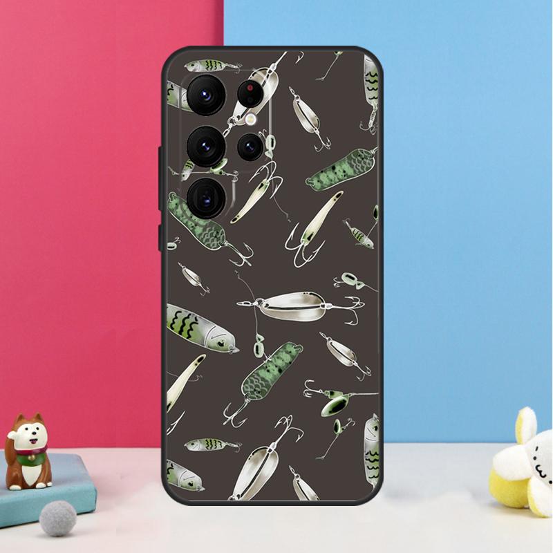 Fishing Tackle Case For Samsung Galaxy S26 S25 Ultra S20 S21 S22 S23 S24 Plus S10 S25 FE Back Cover Shell