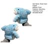 11" Hai Handpuppe Stofftier Ozeantiere Handpuppe mit beweglichem Maul Weiches Plüsch Hai Spielzeug für Kinder Rollenspiel Lehre Geschenk