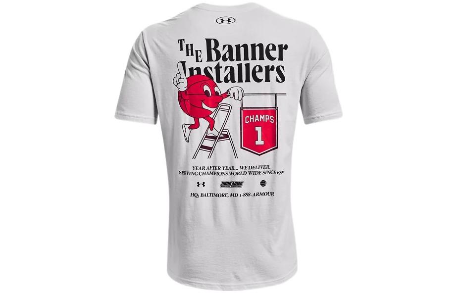 Under Armour T Shirt Men s White 1366578-014 XL