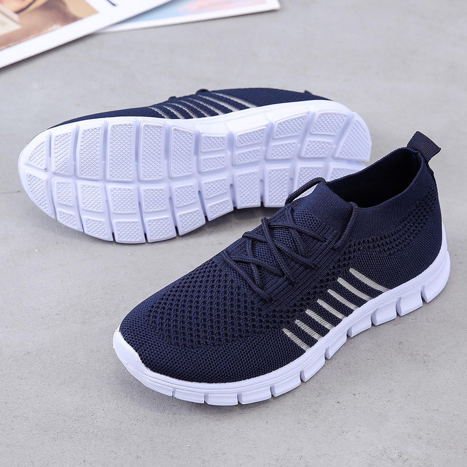 Модная женская повседневная спортивная обувь с сеткой на шнуровке — фото 7