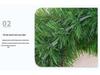 Christmas Glimmer: Garland Set for Tree, Window, and Fireplace with Flocked Leaf Ornaments