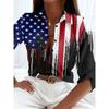 Peacock Print Casual Loose Women's Shirt Autumn Vintage Women's Oversized Shirts and Blouses Fashion Elegant Women's Tops