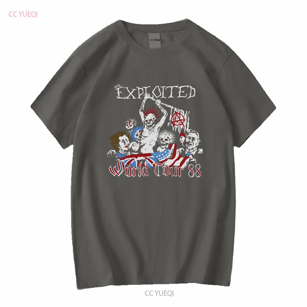 Hot The Exploited T Shirt New Popular S 234XL U1605 long or short sleeves vintage Washed Soft Slightly designer clothes