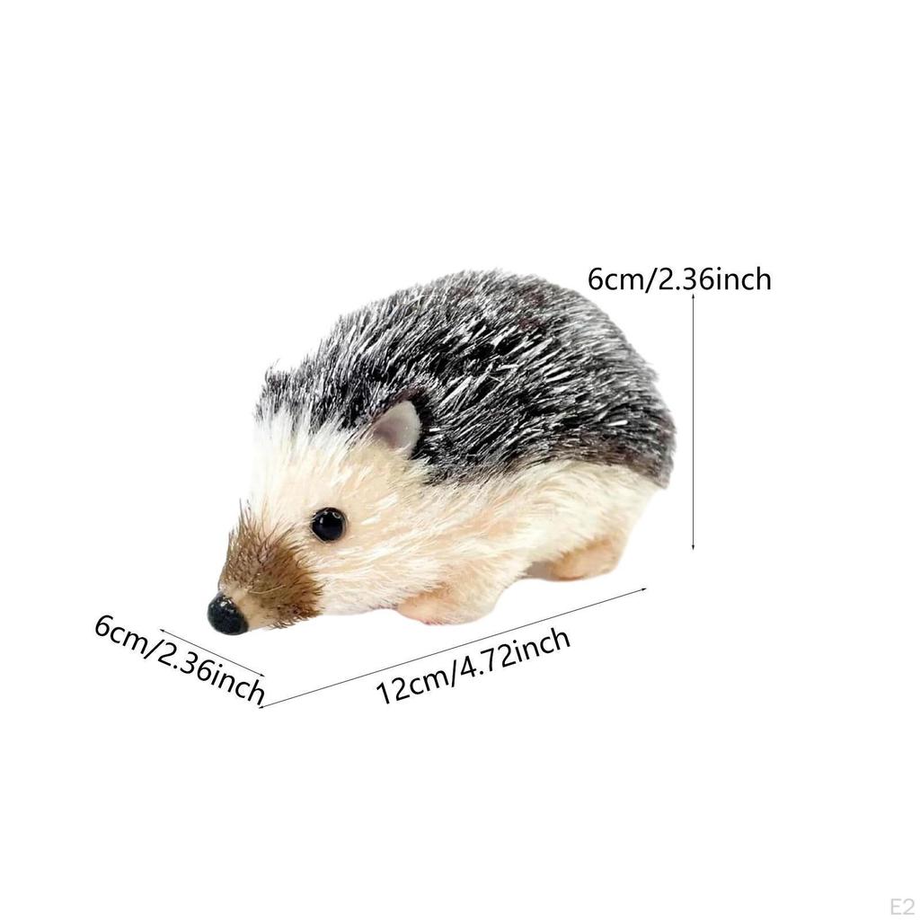 5'' Reborn Hedgehog Toy Baby Funny Lifelike Realistic Soft Silicone Cute Animal Doll