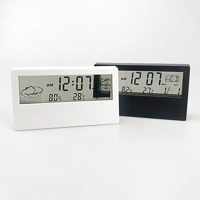 Clock1PCS LED Digital Desk Clock Temperature Alarm Clock Creative Electronic Digital Display Multifunctional Living Room Bedroom