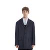 Uniqlo X Jil Sander Collaboration Wool Blend Solid Suit Men suit Dark-Gray 440443-08