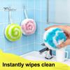 Bathtub Curvature Scrubber Non-Scratch Cleaning Ball, Gentle Reusable Stain Removal Sponge, Non Scratch Ball Deep Tool for Ceramic Marble Surfaces