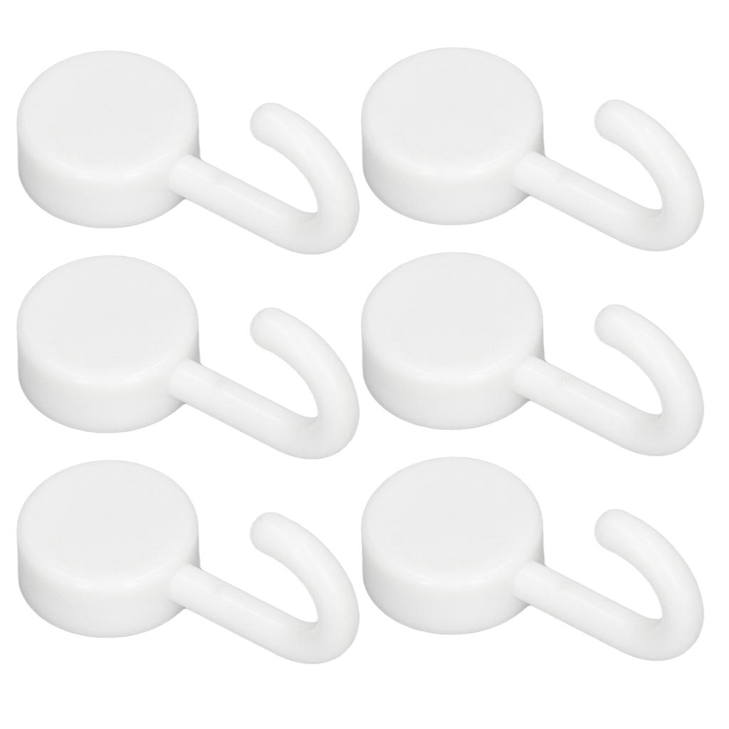 6 STÜCKE E18 Magnethaken 0 bis 5 kg N52 Hochleistungsstarker Starker Magnethaken zum Aufhängen Garage