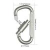 4-6PCS Carabiner Set For Key Camping Survival EDC Outdoor Keychain Clip  Alloy Aluminum Tactical Caribiner Hook Karabiners