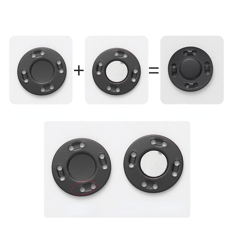 12.5/21/25Mm Magnetic Clothing Invisible Magnet Buttons Snaps Fasteners Buttons For Diy Clothing Bag Overcoat Sewing Supplies