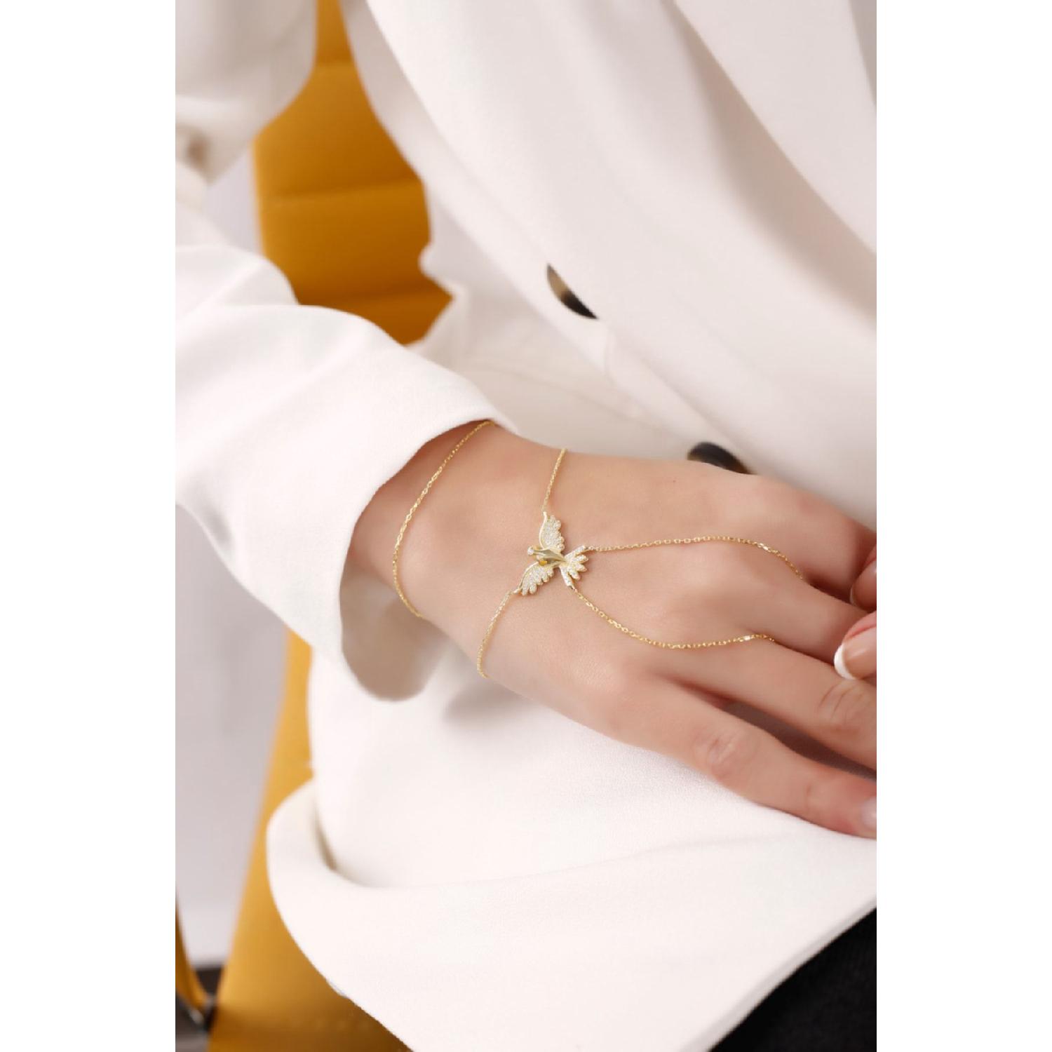 

Gold Plated Phoenix Bird 925 Sterling Silver ahmeran золотий