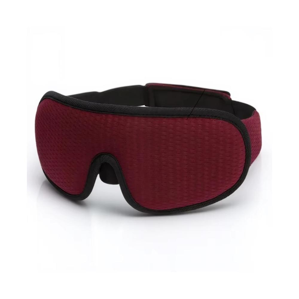 Дышащая маска для сна с регулируемым ремешком, маска для сна, долговечная маска для глаз, для сна красный