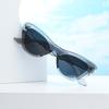 4702 Personalized Cat'S Eye Retro Sunglasses 2024 Fashionable Rice Nails Plain And Thin Glasses, Fashionable Street Sunglasses