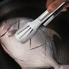 Food Tongs Anti-heat Easy To Grip Portable Stainless Steel Food Tongs Kitchen Utensils