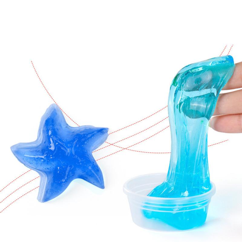 Crystal Slime Funny Squishy Stress Reliever Toys Transparent Plasticine Decompression Diy Handmade Toys Set Sensory Cool  Gifts