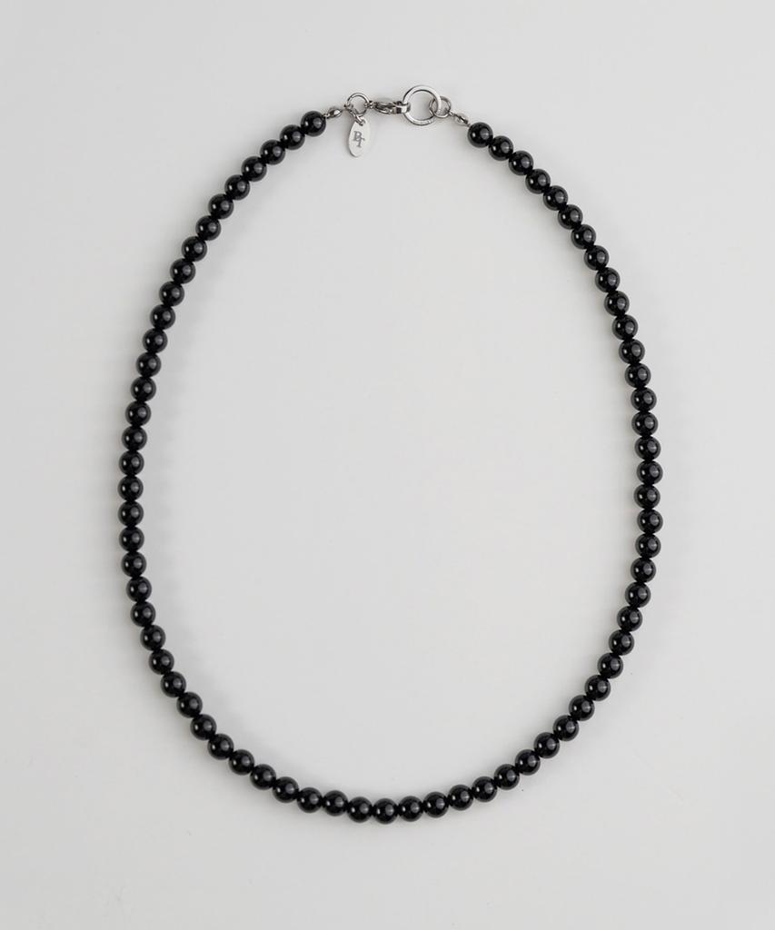 Bicycletrophy Bt Gemstone Necklace 14 (6Mm Onyx / Fix Type)