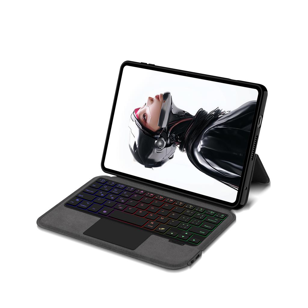 AJIUYU Tastaturabdeckung für ZTE Nubia RedMagic Astra / Tablet 3 Pro 9,06" Gaming-Tablet Schutzhülle Touchpad Hintergrundbeleuchtung