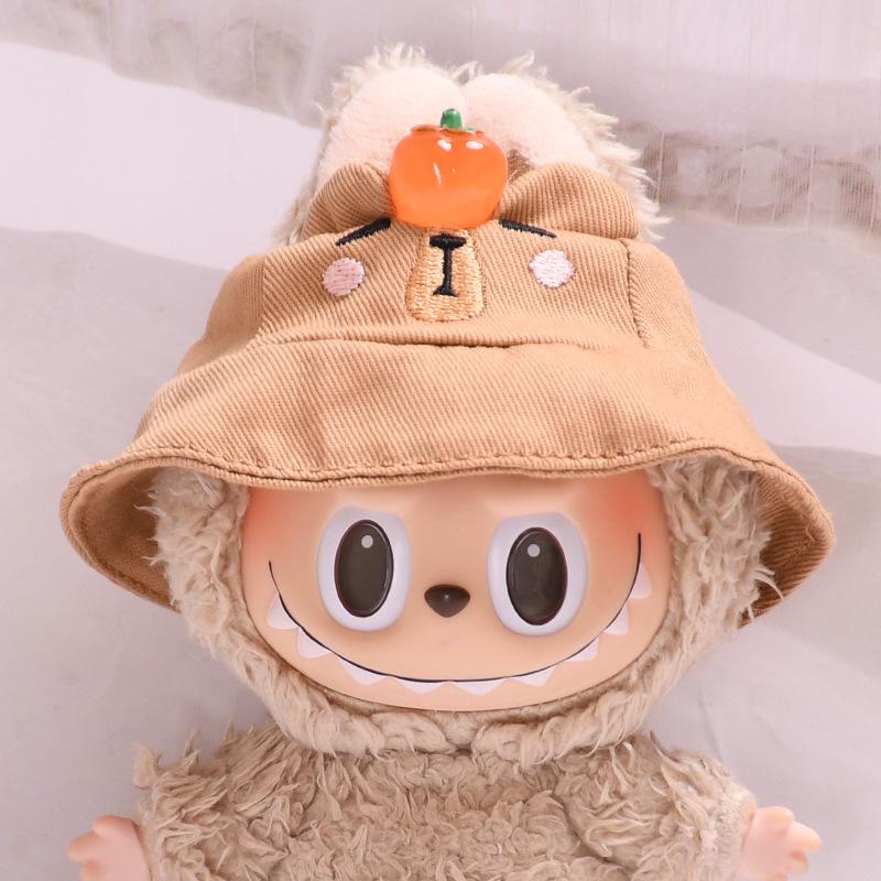 Colgante de Sombrero Labubu de 17cm: Accesorio de Ropa/Llavero/Colgante para Bolso de Hombro/Vaso de Agua
