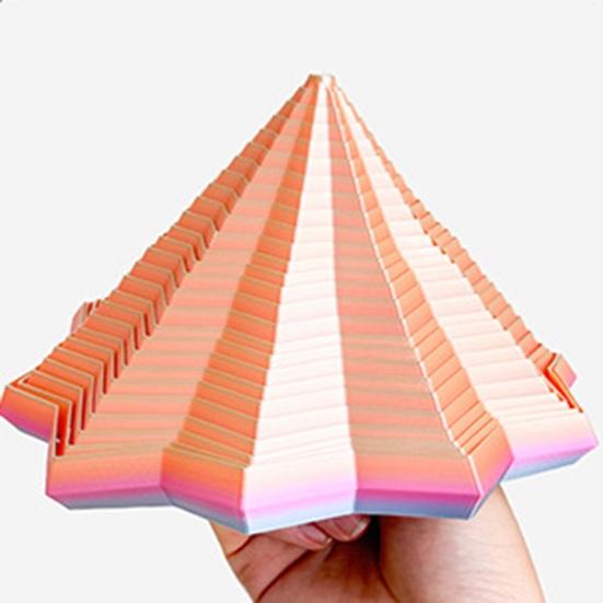 Erweiterter sensorischer Fidget-Stern 3D-gedruckter Drehturm Fidget-Spielzeug Flexibler Spiralstern mit Griff zur Stressreduzierung Büro-Schreibtischzubehör