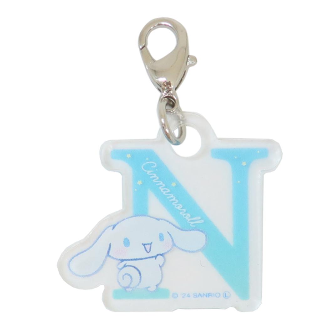 Cinnamoroll Fastener Mascot Mini Initial Charm N Sanrio Ts Factory Cute Gift Character Goods Mail Delivery Available Cinema Collection