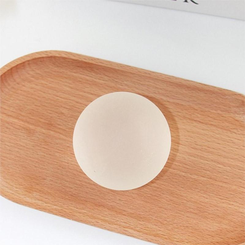 Cute Anti-stress Ball Frosted Transparent Stress Relief Flexible Funny Decompression Vent Bouncy Ball Toy