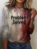 Harajuku 3D Horror Halloween Print Sweatshirts Red Bloody Patterns Graphic Round Neck Hoodies Women Fashion Clothing Sweatshirt