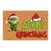 Grinch Floor Mat, Christmas Carpet, Holiday Door Mat, Green Clown Floor Mat.