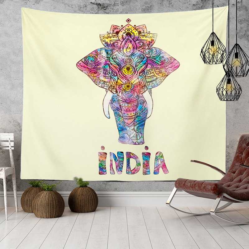 Boho Lace Wall Blanket Cloth Home Decor Decor Mandala Elephant Wall Hanging Tapestry