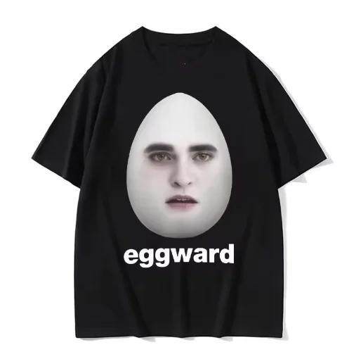 New Hot Twilight Eggward Funny Meme T Shirt Edward Cullen Parody Humor Tshirts Men Women Casual Cotton Short Sleeve T-shirt Tops