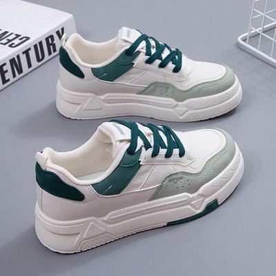 Breathable Super Fire Little White Shoes 2024 New Trendy and Popular Students Thick-soled Versatile Sports Soft-soled Casual Fashion Board Shoes