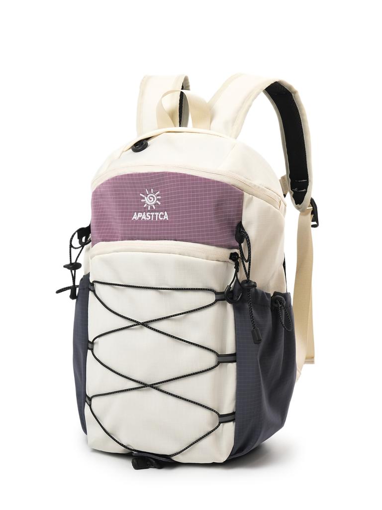 Schoolbag Low Saturation Soft Contrast Color Design Backpack Couple College Student Daily Commuter Outdoor Travel Versatile Backpack