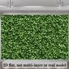 2D Artificial Green Foliage Wall Backdrop for Nature Lover and Content Creation
